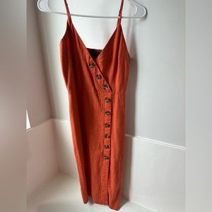 Orange Forever21 Dress